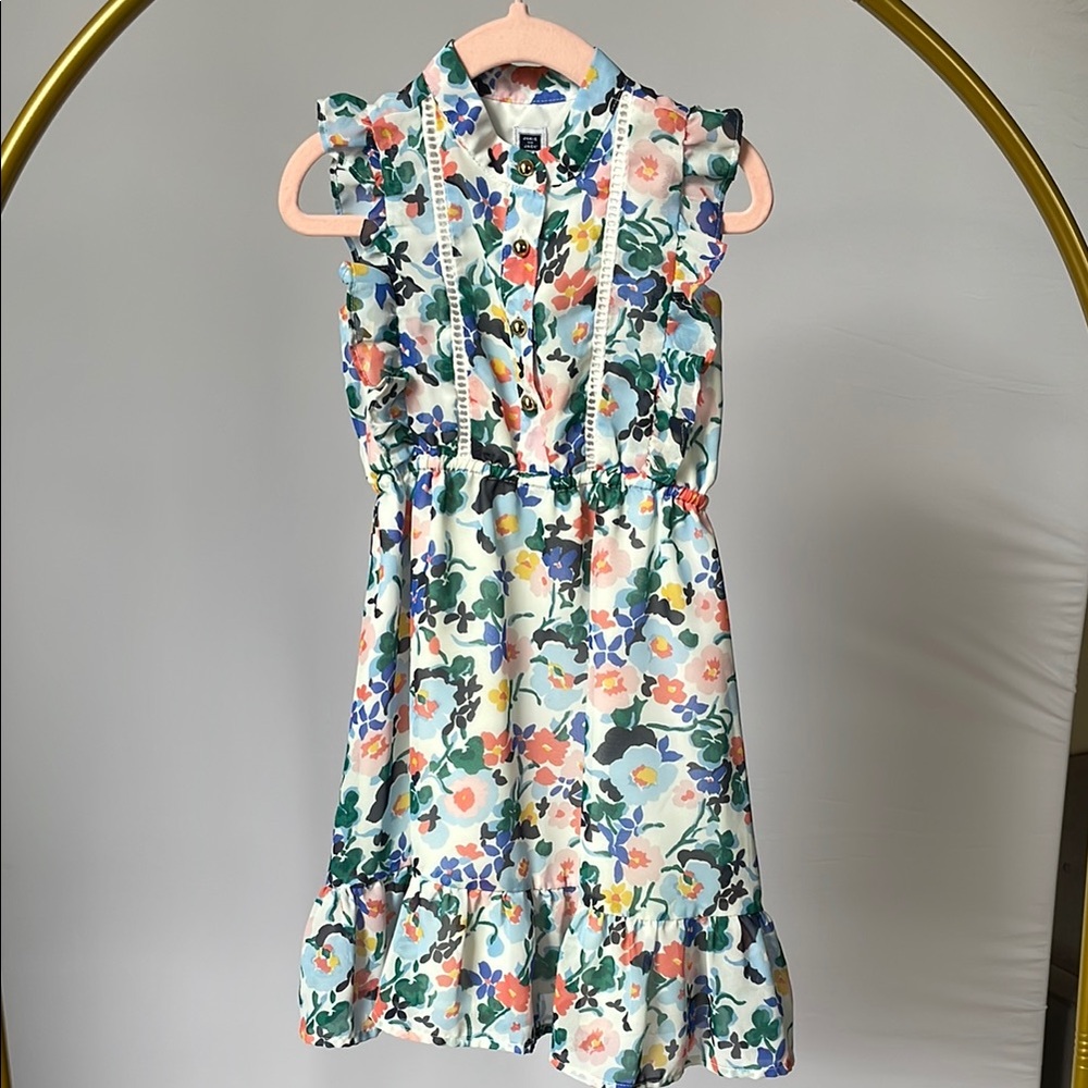 Janie and Jack Floral Sleeveless Dress 2T